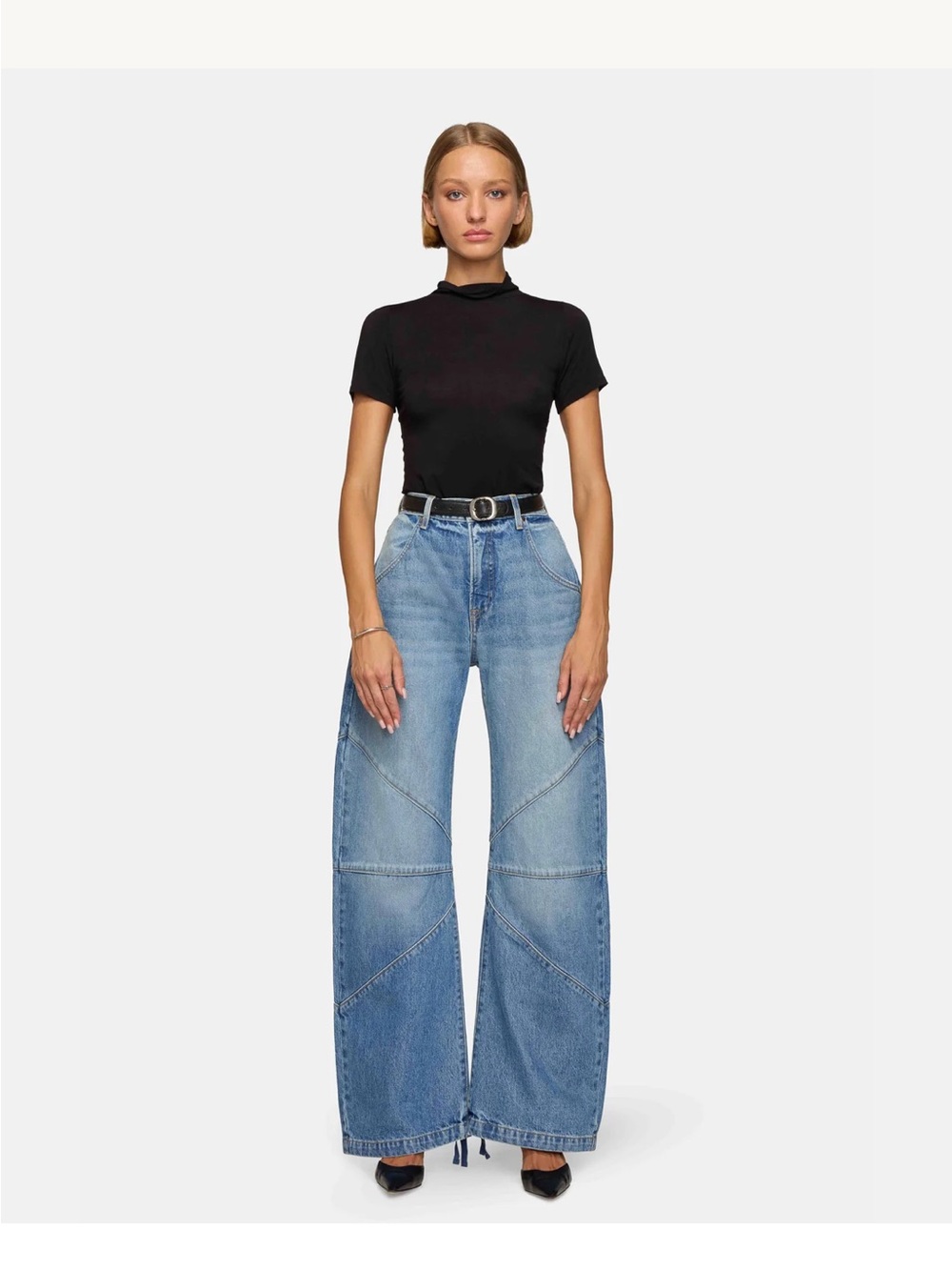 EB Denim Frederic Barrel Jeans – Luca Wash | Size 24 | NWT